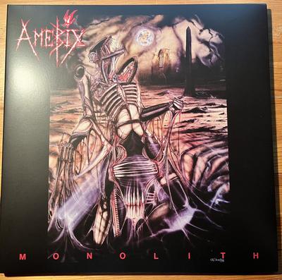 LP Record AMEBIX  Monolith Red Vinyl BOBV217RED BACK ON BLACK 2024 UK Rock