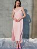SORRY, TOO MUCH LOVE 23Signature Long Slip Dress_Pink