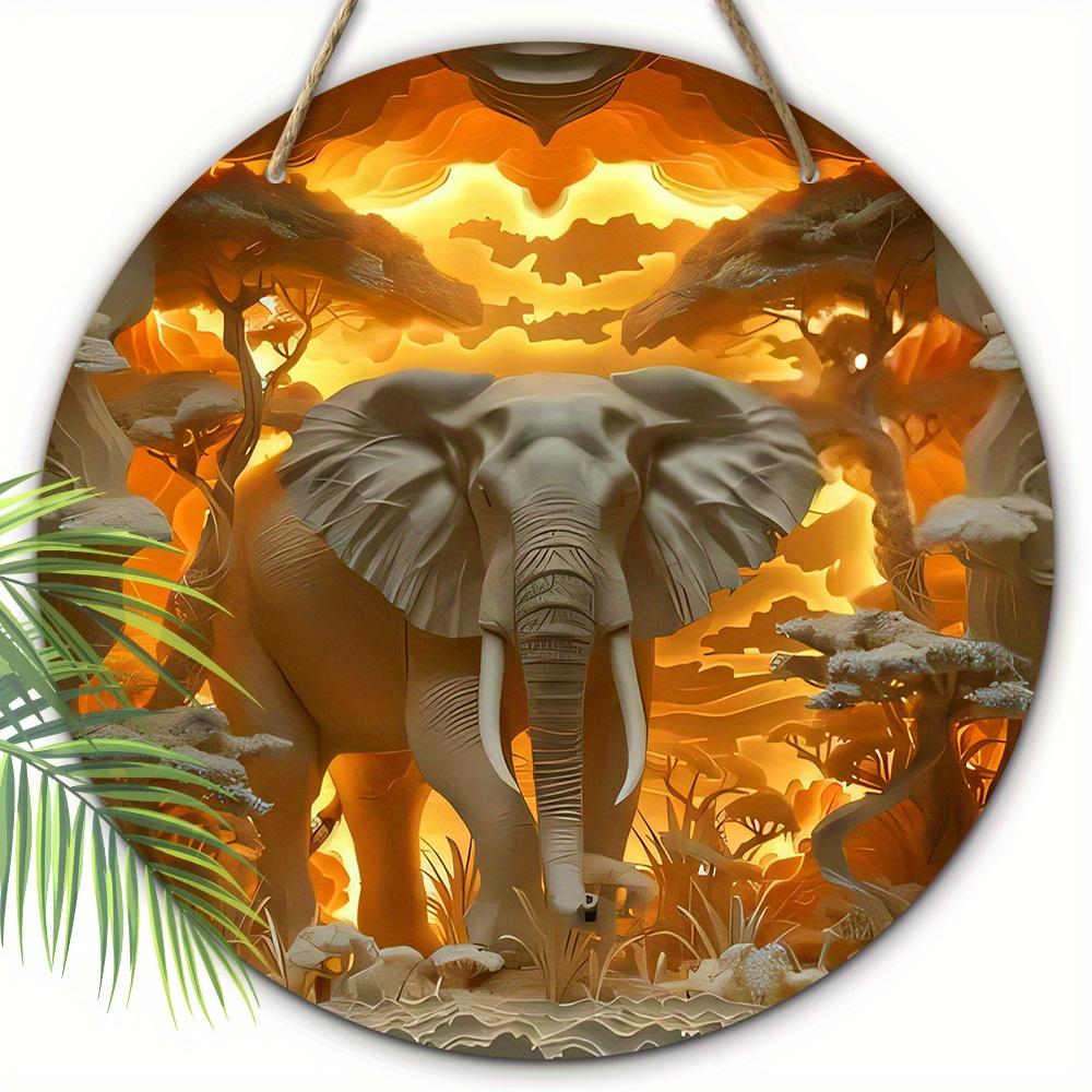 

Деревянная очаровательная настенная подвеска в виде слона - идеально подходит для декора двери, стены, дома, комнаты, фермерского дома, улицы, магазина, гаража, бара, сада и кофейни