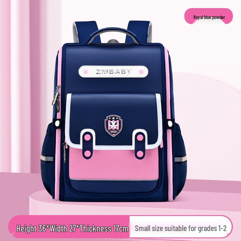 "Sesame Primary School Backpack for Grades 1-6: Lightweight, British-Style for Boys and Girls"