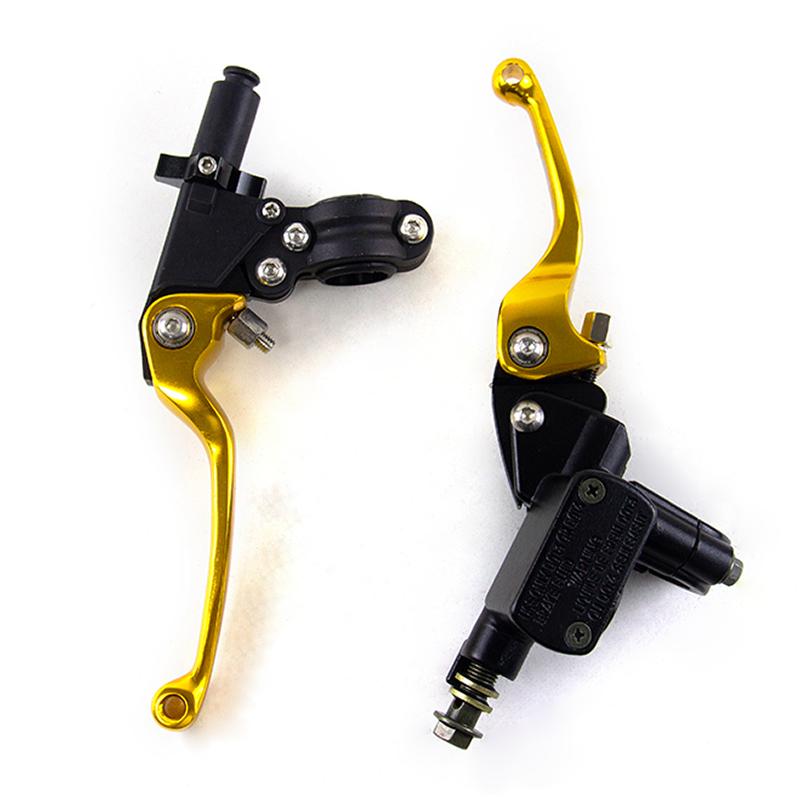 

Motorcycle Hydraulic Cylinder Clutch Lever For CRF YZF XR CQR XR CQR KLX RMZ Brake Pump Handle Dirtbike CNC Vehicle Handlebars золотий