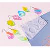 Earring Pendant Silicone Mold Heart DIY Epoxy Resin Mould Jewelry Making Tools