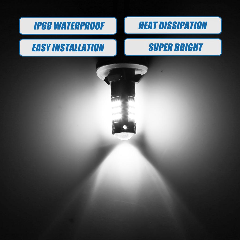 A ABSOPRO 880 Fog Light Bulbs, Fog Light Bulbs, DRL Lamps, High Power, 62