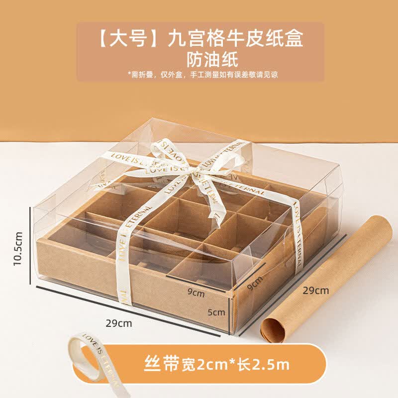 Large Disposable 9-Compartment Takeaway Meal Box