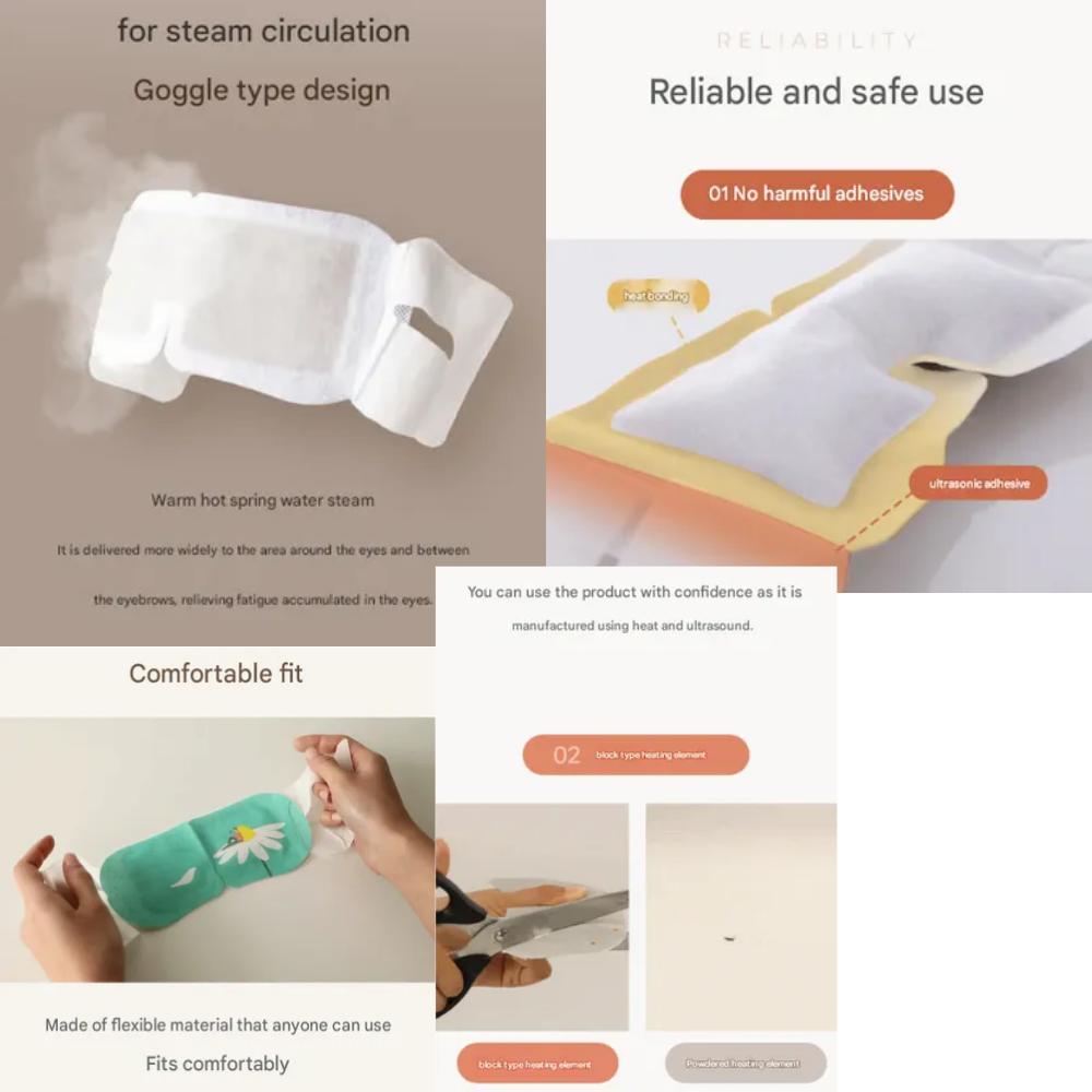 Steambase Daily Eye Warmer Cypress Scent 1 Sheet