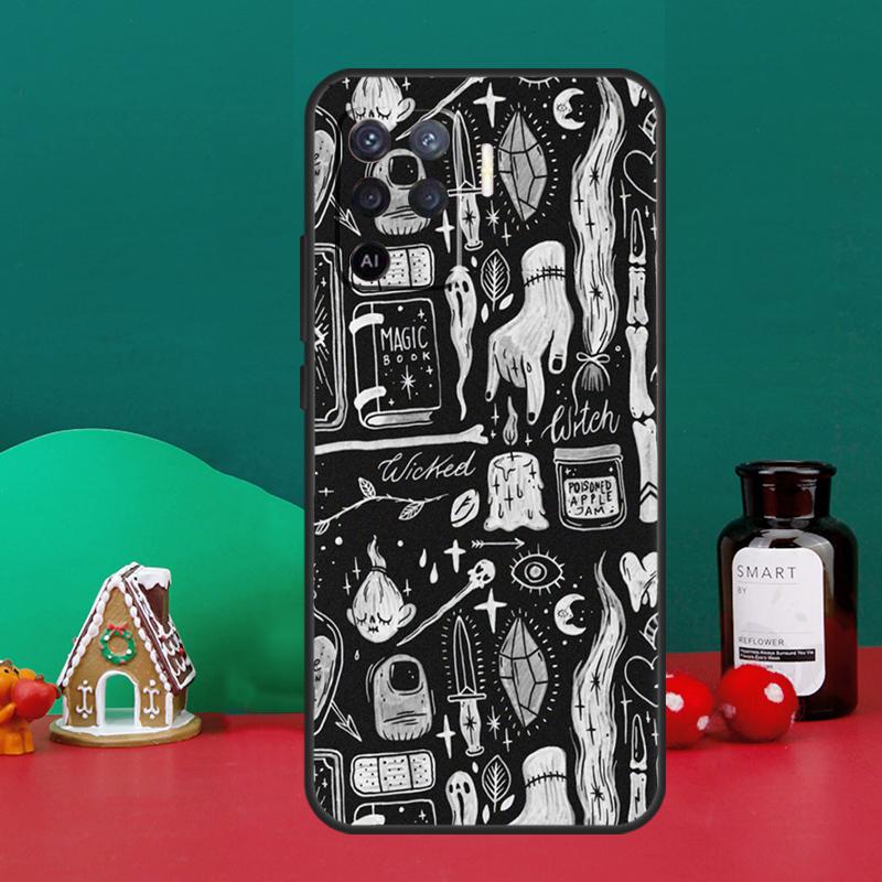 MAGIC Witchcraft Witch Sailor Case For Oppo A16 A76 A96 A17 A60 A40 A80 A98 A58 A78 A18 A38 A57 A74 A54 A94 A15 A5 A6 Pro
