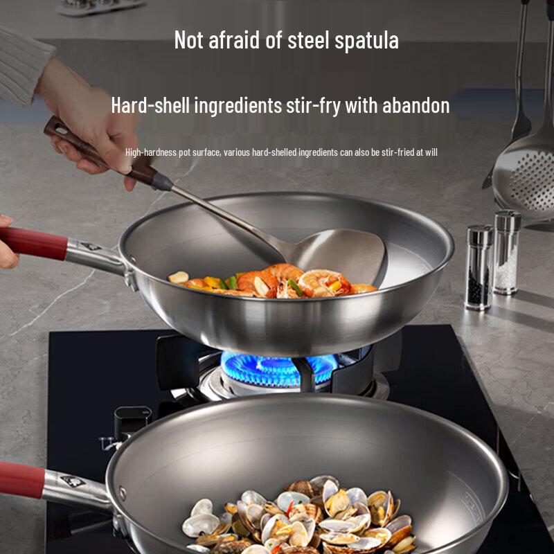 Kangbach True Titanium 0-Coating Non-stick Wok