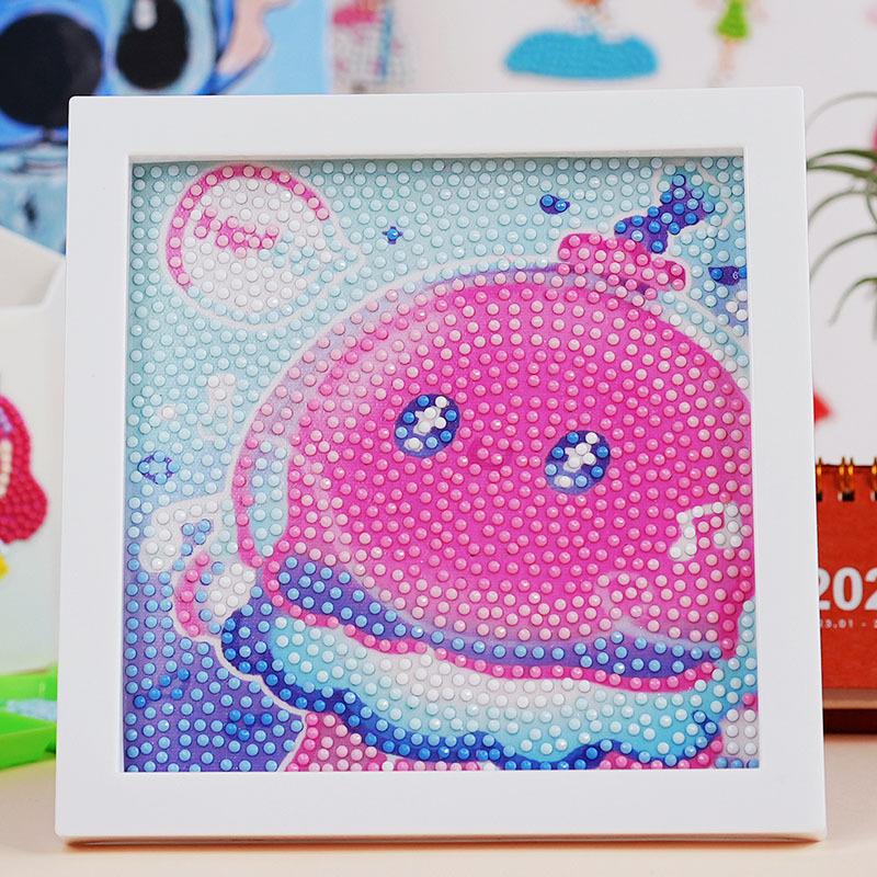 Children'S Diamond Painting Handmade Diy Masonry Painting Cartoon Diamond Sticker Bedroom Living Room Decorative Painting Photo Frame