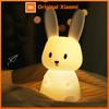 LED Night Light Silicone Rabbit Touch Sensor Lamp Cute Animal Light Bedroom Decor Gift for Kid Baby Child Table Lamp Home Decor