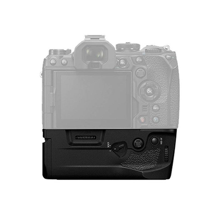 Grip d'alimentation - om system - hld-10 - noir - compatible om-1/om-1 ii - autonomie améliorée