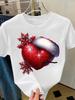 (Asian Size) style truck trend Merry Christmas Short Sleeve T-shirts Women's Top O-neck T Shirt Print Fashion Casual New Year Clothing Graphic Tee