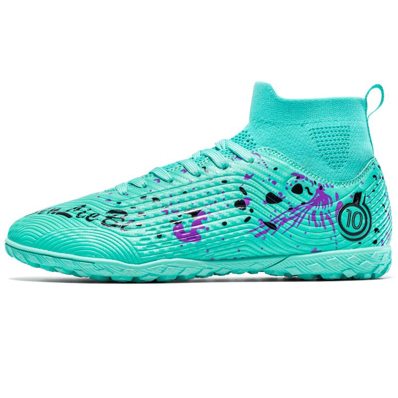 Mens Soccer Shoes FG/TF High-top Professional Sports Training Competition Football Shoes Teenagers Football Sneakers for Men