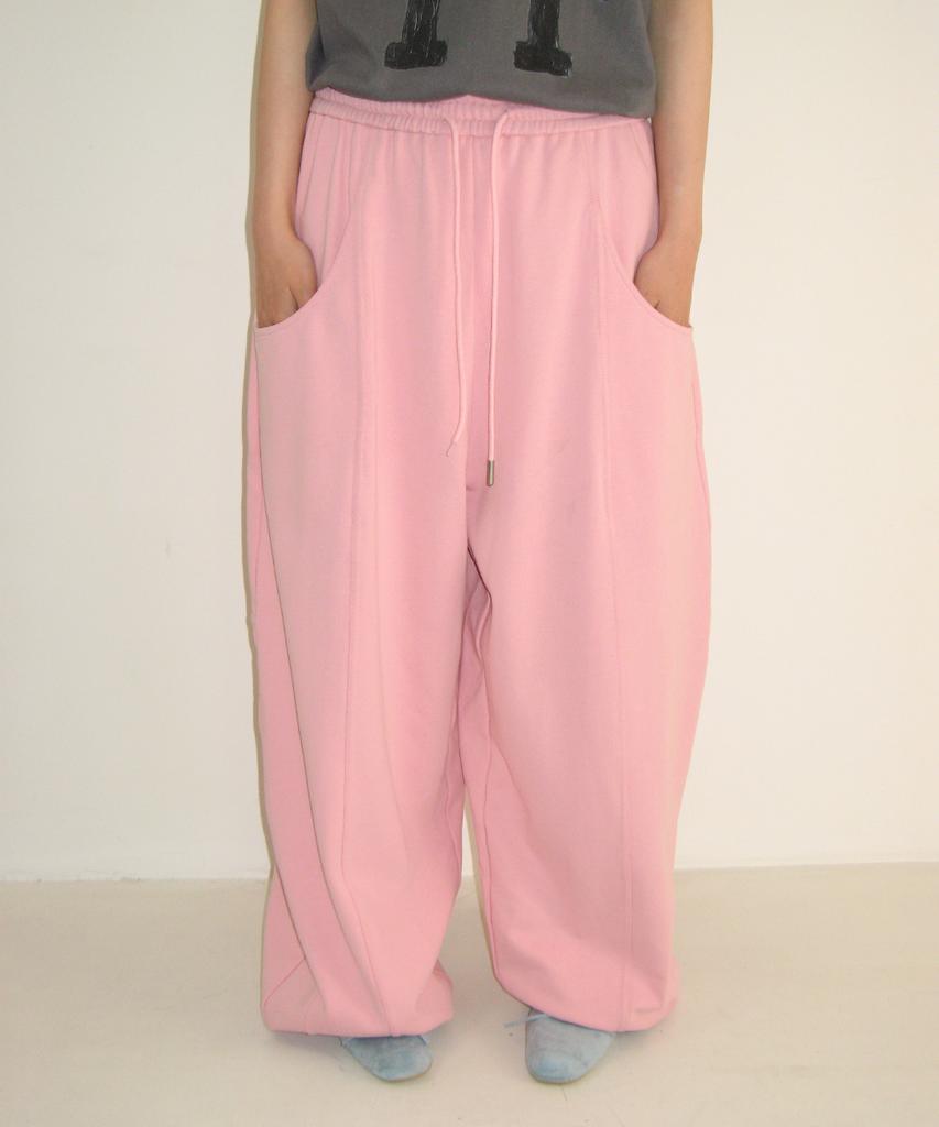 RONRON Mini Heart Balloon Jogger Pants Soft Pink