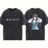 Waguri Kaoruko The Fragrant Flower Blooms with Dignity Front And Back Printed Crew Neck Short Sleeve T-shirt