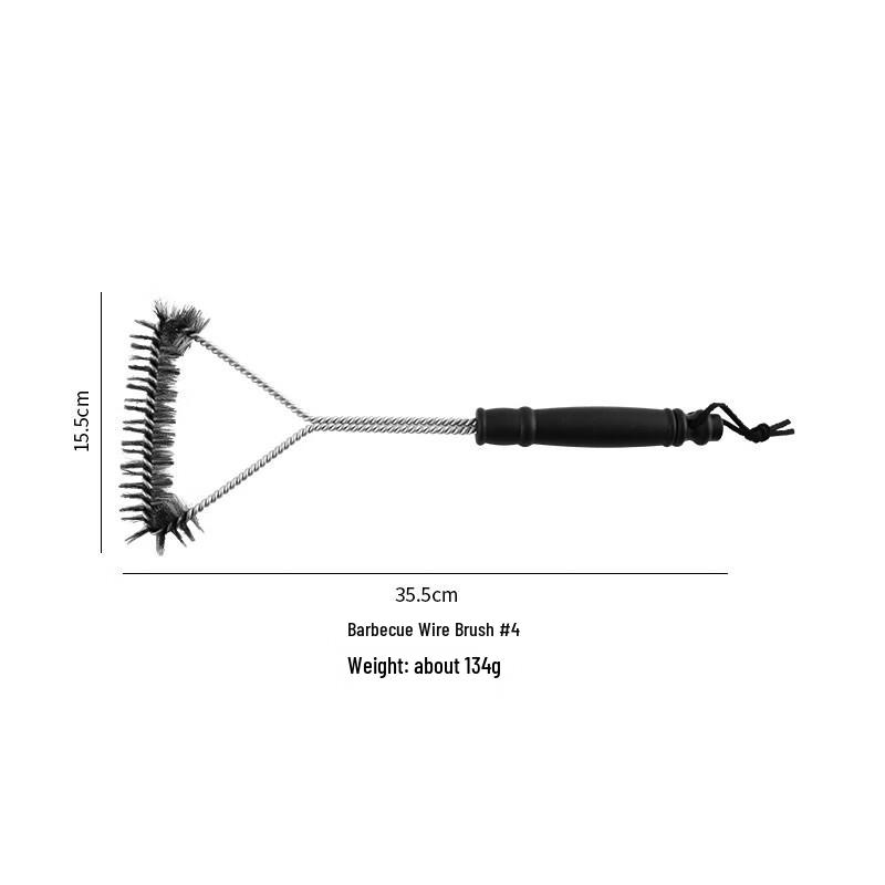 Abay 2-in-1 BBQ Grill Brush
