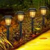 2/4/6PCs Solar Pathway Lights Outdoor Waterproof Christmas Garden Ornament Landscape Light Decor Yard Lawn Walkway Driveway Path