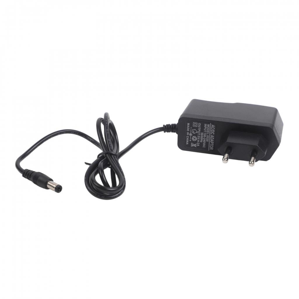 DC 5V 2A Power Supply Adapter EU Type 100 240VAC Input 55mm 21mm