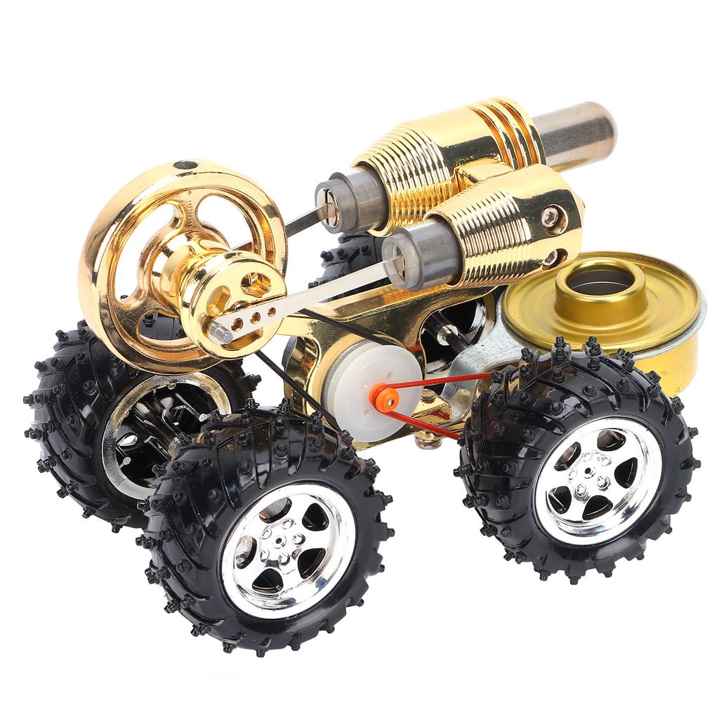 Stirling Car Engine Model Miniature External Combustion Power Exquisite Physics Science Kit for Expe