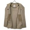 MONCLER Beige NACRE soutien collar coat coat O beigeUsed