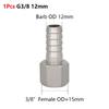 1Pcs 111 Stainless Steel Hose Barb Connector Silver Tone Straight Design Pipe Fitting Connector 6-19mm Barb Sizes