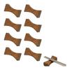Wooden Chopstick Rests, Set of 10, Natural Wood, Japanese Style Chopstick Holders/Stands, Spoon Rests, for Home & Restaurant Use, Giftable, Non-slip,
