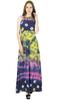 Bimba Women Exclusive Tie & Dye Maxi Dress Sleeveless Rayon Custom Clothing