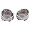 Turn Signal Light Smoke Lens Cover Bezel Visor Fit for Harley Softail Road Glide
