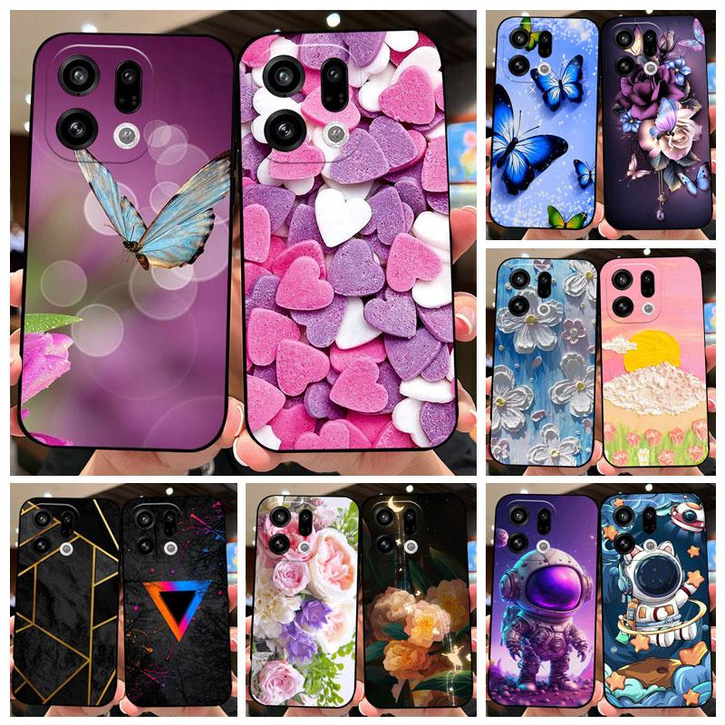 For Oppo Find X9 Pro Case FindX9 PLJ110 Soft TPU Silicone Phone Case For OPPO Find X9Pro X 9 Pro Protective Back Shell Cartoon