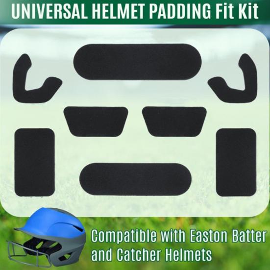 Universal Helmet Liner Pad Set for Easton Thick Replacement Cushion Soft Foam Padding for Catcher & Batter Helmets