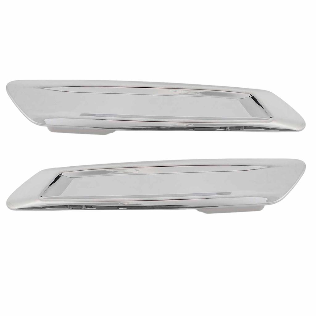 1 Pair Side Mudguard Trim Finisher 51137336645 Left Right Chrome Front Mudguard Panel Marker Finisher for 5 Series F10