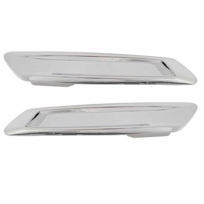 1 Pair Side Mudguard Trim Finisher 51137336645 Left Right Chrome Front Mudguard Panel Marker Finisher for 5 Series F10