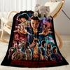 Stranger Things  Blanket Suitable for sofas,travel, living rooms also a good gift for friends and family Suitable for all seasons.