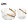 Multi-purpose Storage Basket Ice Bucket with Faux Leather Handle Thickened Plastic Beer Wine