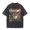 Funny Japan Style Cat Vintage Washed T-Shirts Japan Is Calling and Must Go Surfer Cat T-shirts Men's Women Clothing Short Sleeve