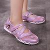 Soft Sole Mary Janes for Girls - Breathable Mesh Sandals with Velcro