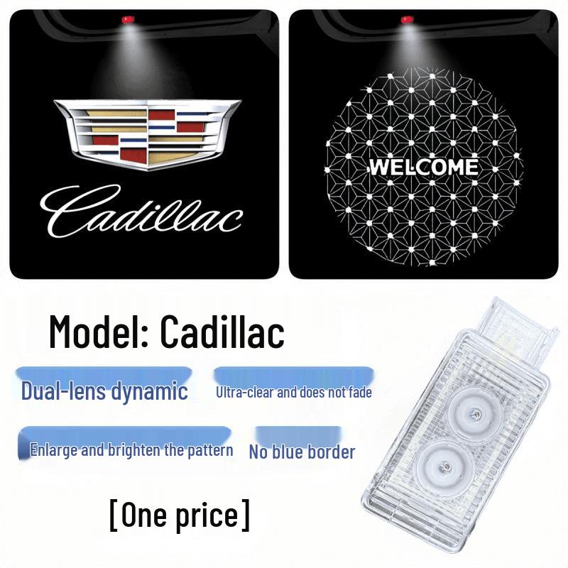 Compatible with Cadillac Door Welcome Lights: XT4, XT5S, CT6, ASL, Regal CT5, XT6 Projections