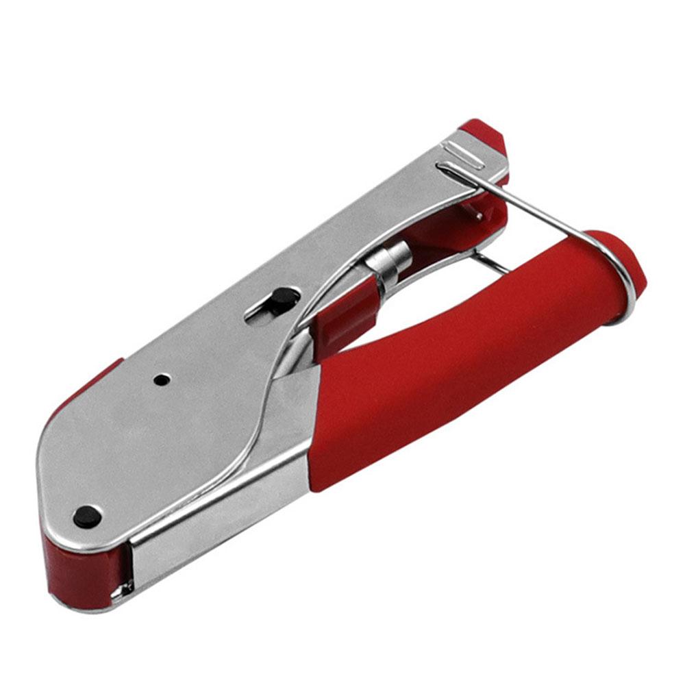Multitool Wire Stripping Squeezing Pliers Coaxial Cable Cold Press Clamp RG59 RG6 Cable TV Crimping Tool Set with 20 F
