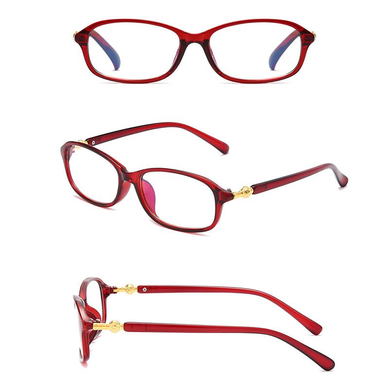 Fashion Anti-Blue Light Glasses Transparent Urltra-Light Men Women Elegant Comfortable Eyeglasses