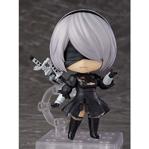 Square Enix Nendoroid NieR Automata 2B YoRHa No. 2 Type B Non-scale Plastic Painted Movable Figure Second Resale