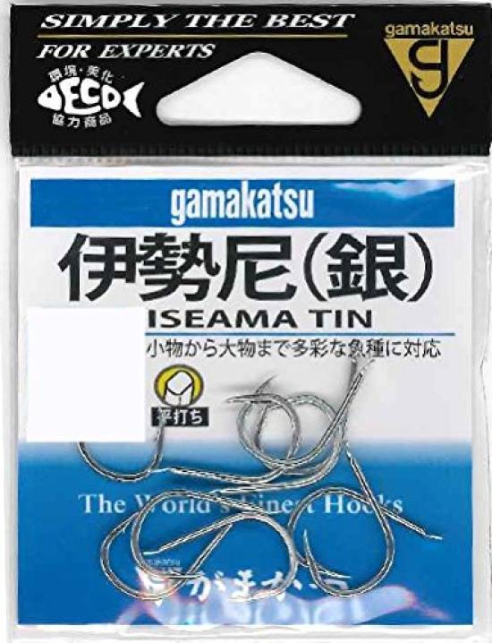 

Gamakatsu Isenami Hook (Silver) #15 Fishing Hook