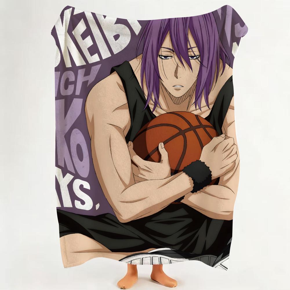 Comic K Kuroko s B Basketball Throw Flannel Throw Blanket Suitable for Sofa Living Room Bedroom 75cmx90cm