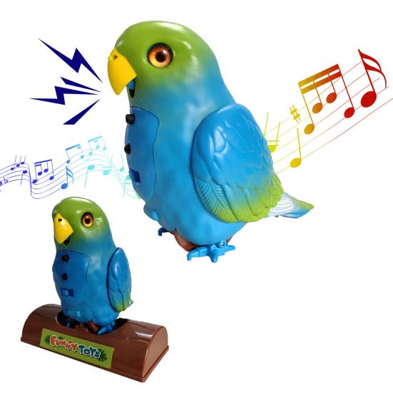 thumbnail image 2 of Talking Bird, Sound & Motion-Activated & Realistic Bird 2 of 11
