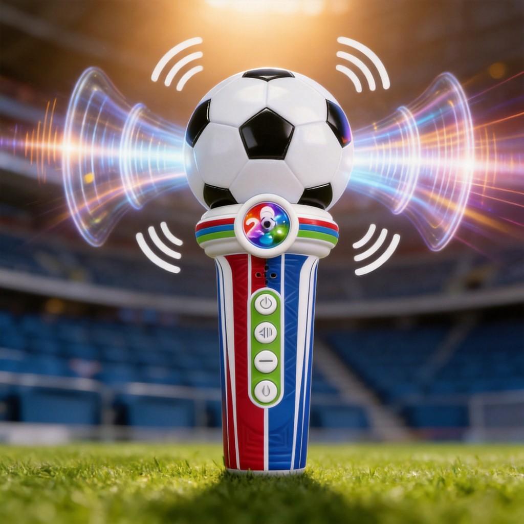The 23rd World Cup Toy Microphone For Kids With Sound Effects For Soccer Fans