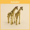 Copper Giraffe Figurine Decorative Accessory For Home Office Or Gift Giving
