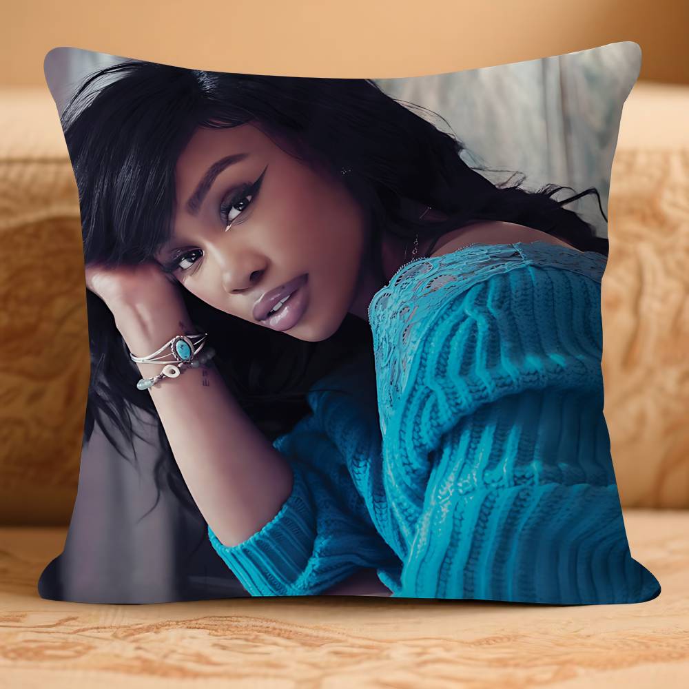 SINGER S-SZA Pillow Case Removable Washable Cushion Cover – All-Season Soft Linen