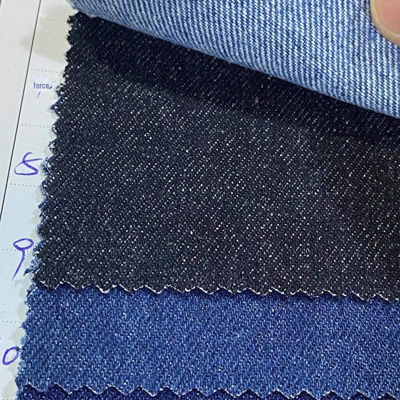 Washed Denim Fabric, Thick Twill Workwear Jacket, Hat Bag Material, 100% Cotton Denim