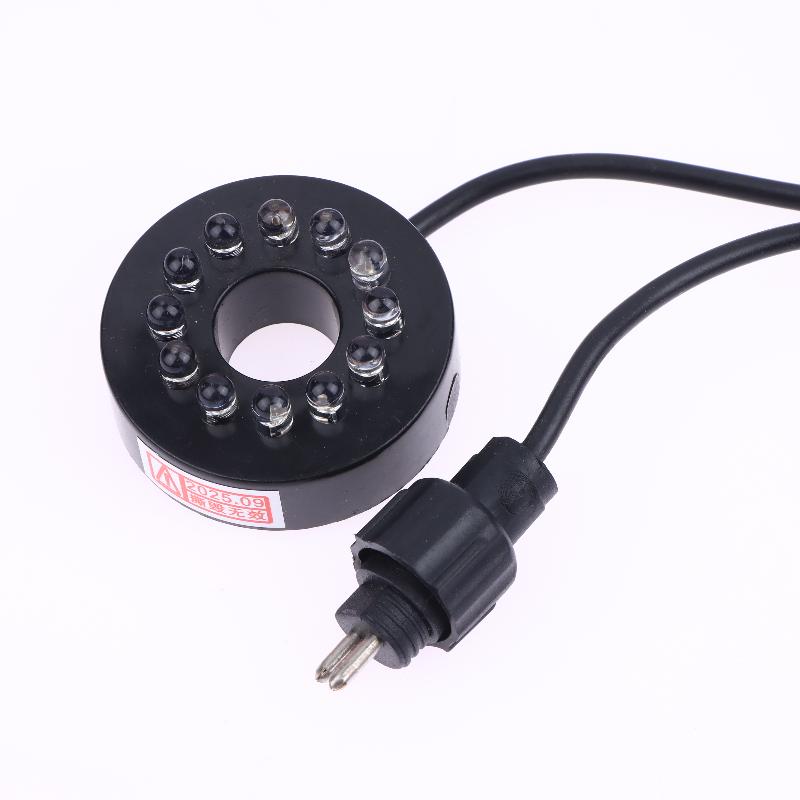 1Pcs Diy Accessories 12V Underwater 12-Led Light Ring For Pumps Submersible Fountain Pond Garden Waterproof Led Lamp Craft