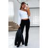 GL6686 Women's Fashionable Slim Fit Low Waist Flared Pants - European and American Style