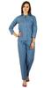 Bimba Womens Cotton Night Wear Printed Pajama Set Full Sleeve Shirt with