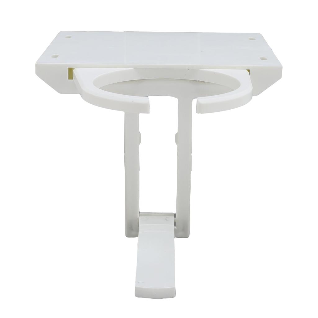 Fold Out Desk Cup Holder ABS Stable Space Saving Retractable Table Drink Holder Rack for Home and Office